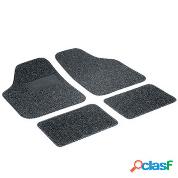 Trade Shop - Tappetini Auto Moquette 4 Pezzi Con Antiscivolo
