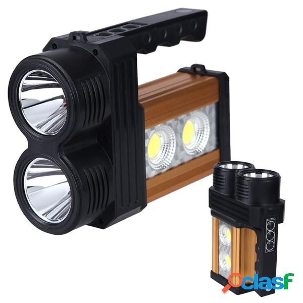 Trade Shop - Torcia Lampada A Led Ricaricabile Emergenza 10w