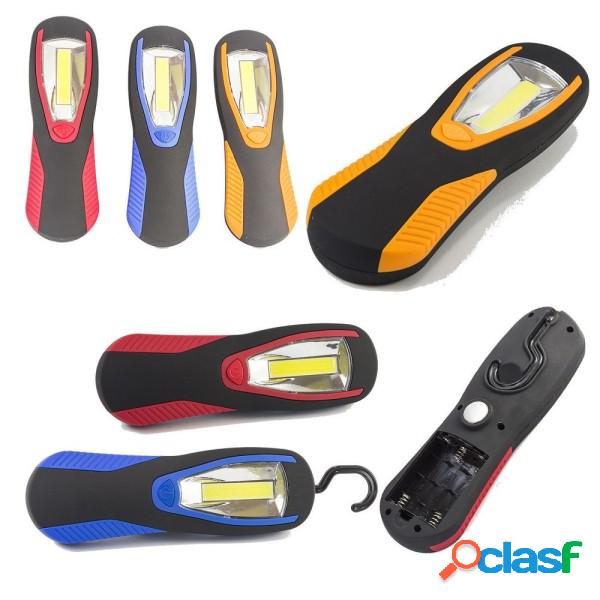 Trade Shop - Torcia Lampada Portatile A Led Cob Striscia Led
