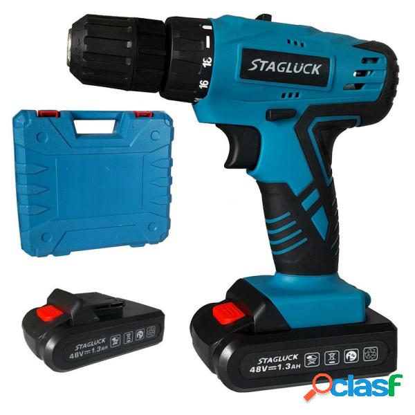 Trade Shop - Trapano Avvitatore A Batteria Litio Valigetta