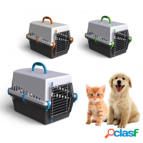 Trade Shop - Trasportino Con Griglia In Metallo Per Cani E