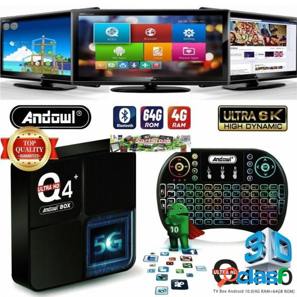 Trade Shop - Tv Box Hdmi Bluetooth 4gb Ram 64gb Rom 6k Ultra