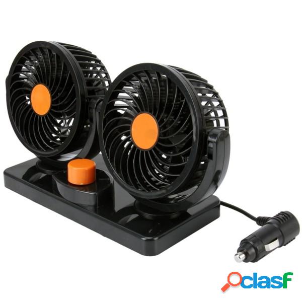 Trade Shop - Ventilatore Per Auto Portatile Con Base Doppia