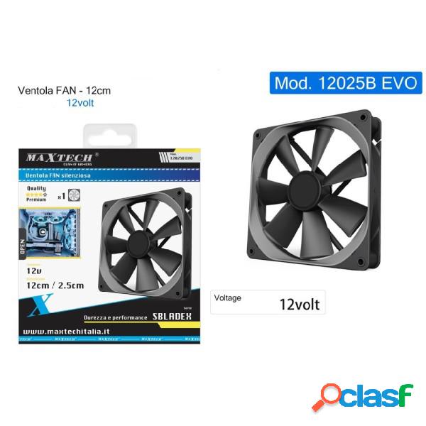 Trade Shop - Ventola Raffreddamento 120mm Per Pc Silenziosa