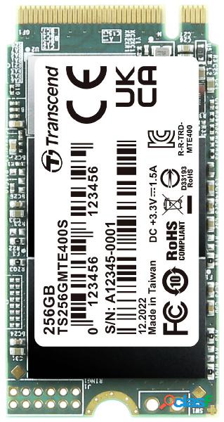 Transcend MTS400S 256 GB M.2 PCIe NVMe SSD 2242 PCIe NVMe