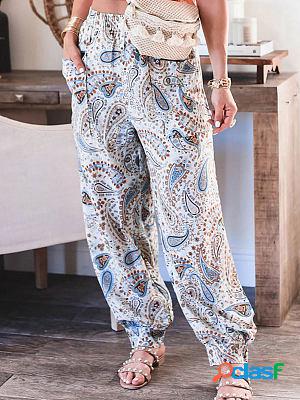 Trendy Printed Lounge Casual Pants