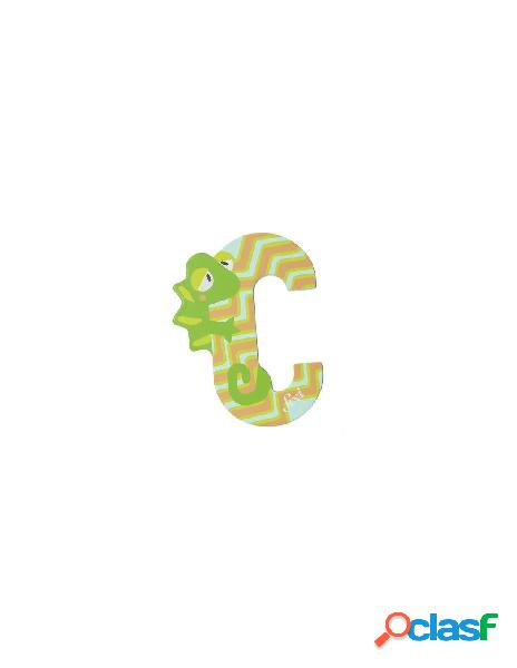 Trudi - lettera c camaleonte figurina colori assortiti