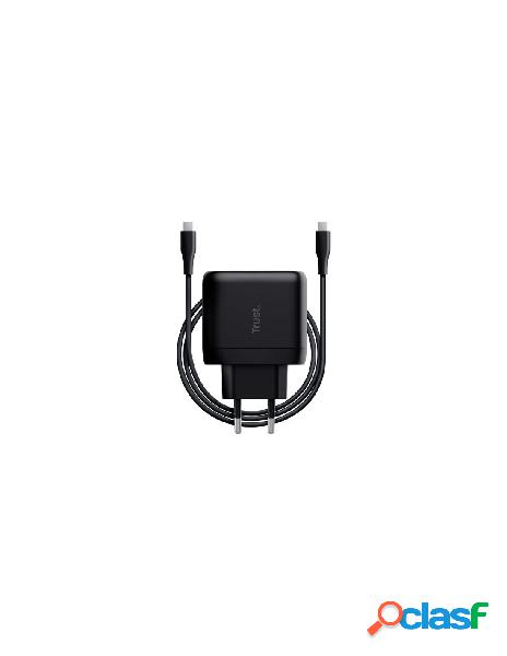 Trust - alimentatore trust 24817 maxo 65w usb c pd 3.0 black