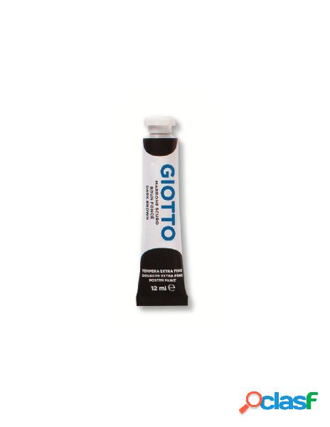 Tubo tempera giotto 12ml marrone scuro