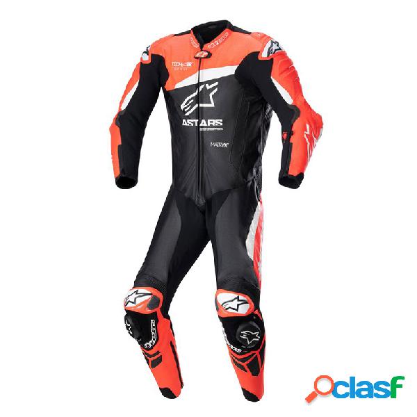 Tuta moto pelle intera Alpinestars GP PLUS V4 Nero Rosso