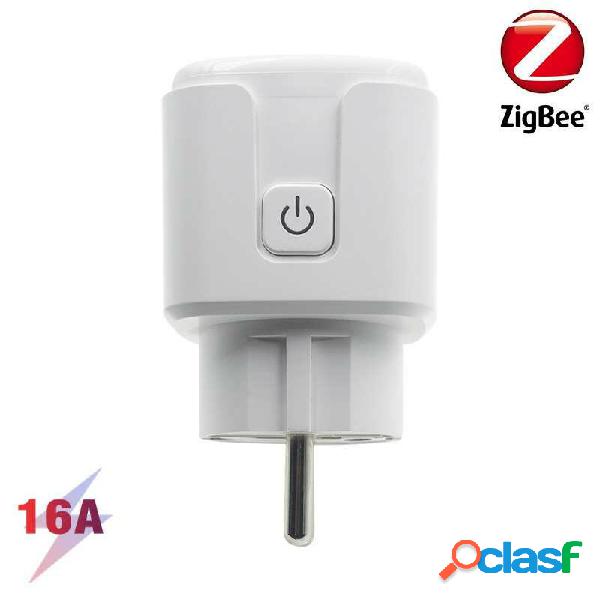 Tuya Zigbe Smart Plug 16A EU Smart presa di corrente Con