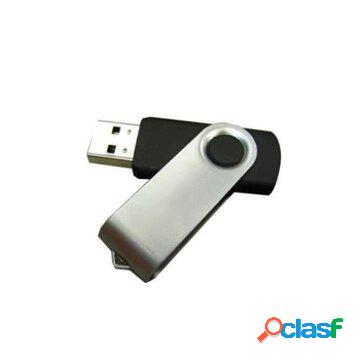 U2nil16ppl001 16 gb usb a 2.0 nero, argento