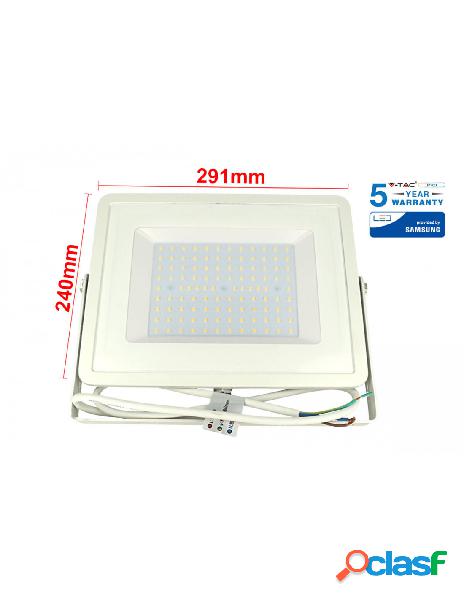 V-tac - faro led flood light 100w ip65 bianco caldo 3000k