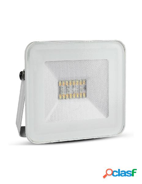 V-tac - faro led flood light carcassa bianca 20w rgb cct