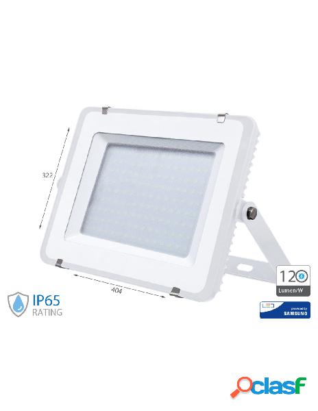 V-tac - faro led flood slim alta luminosita 120lm/w 150w