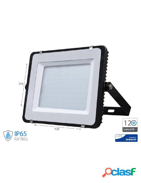 V-tac - faro led flood slim alta luminosita 120lm/w 200w