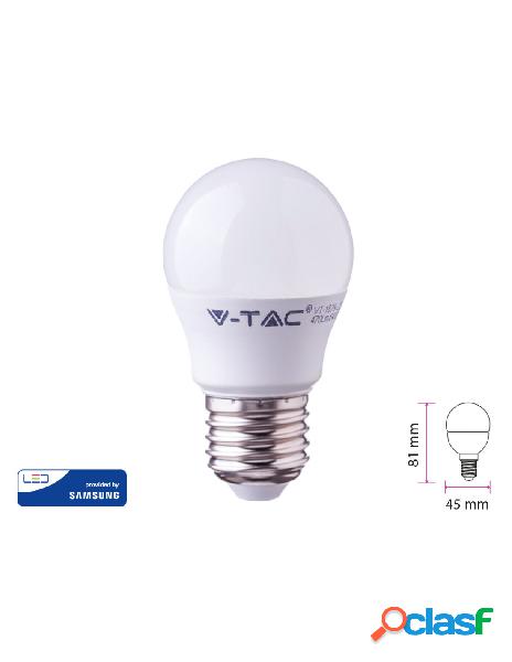 V-tac - lampada a led e27 g45 7w bianco neutro forma sfera