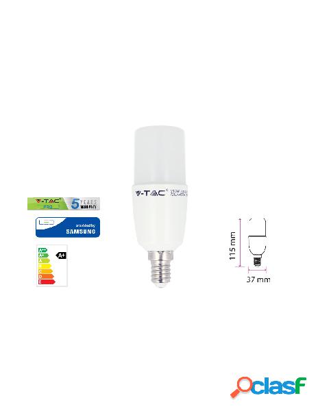 V-tac - lampada led e14 t37 8w 220v bianco caldo forma