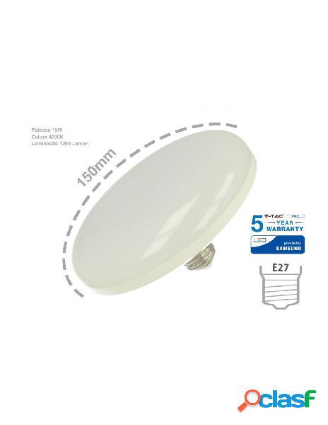 V-tac - lampada led e27 ufo f150 15w 220v bianco neutro