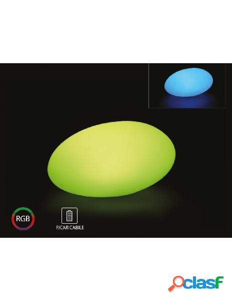 V-tac - lampada led rgbw luminosa con forma di pietra roccia