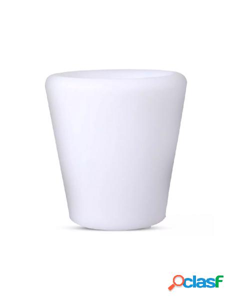 V-tac - lampada luce led rgbw luminoso forma vaso