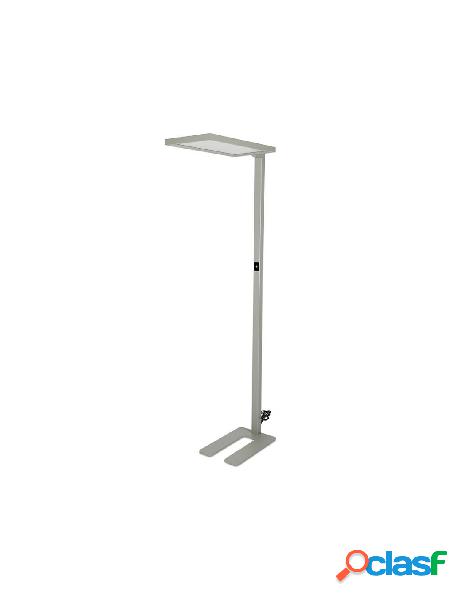 V-tac - piantana lampada led da terra moderna argento con