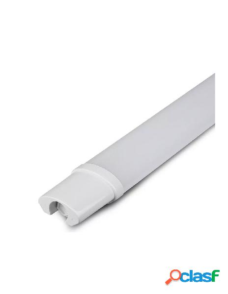 V-tac - plafoniera led prismatico 150cm 48w 220v bianco