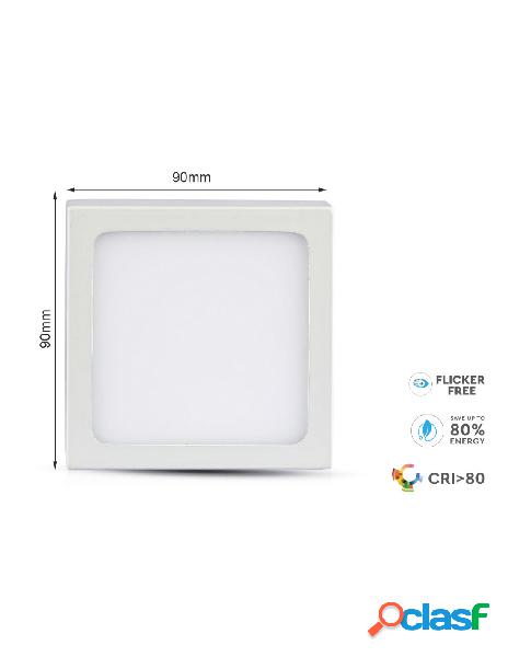 V-tac - plafoniera pannello led slim montaggio a plafone