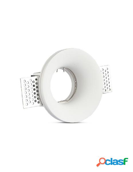 V-tac - portafaretto lampada led gu10 da incasso a scomparsa