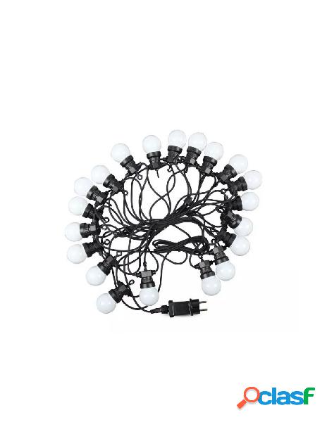 V-tac - stringa catena con 20 lampade led caldo 3000k rotolo