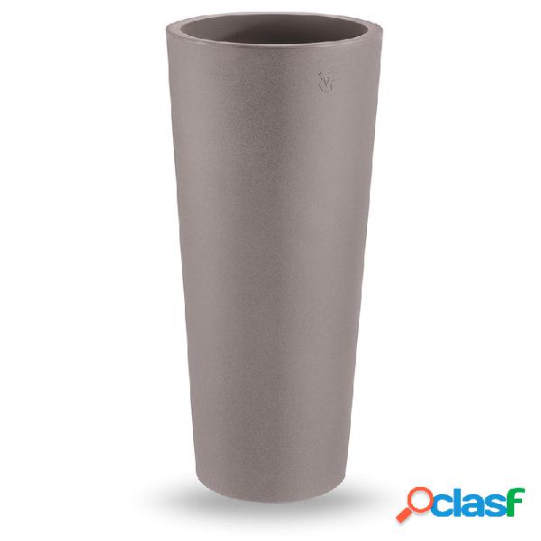 Vaso Genesis Rotondo Grande Taupe - Vasi da esterni