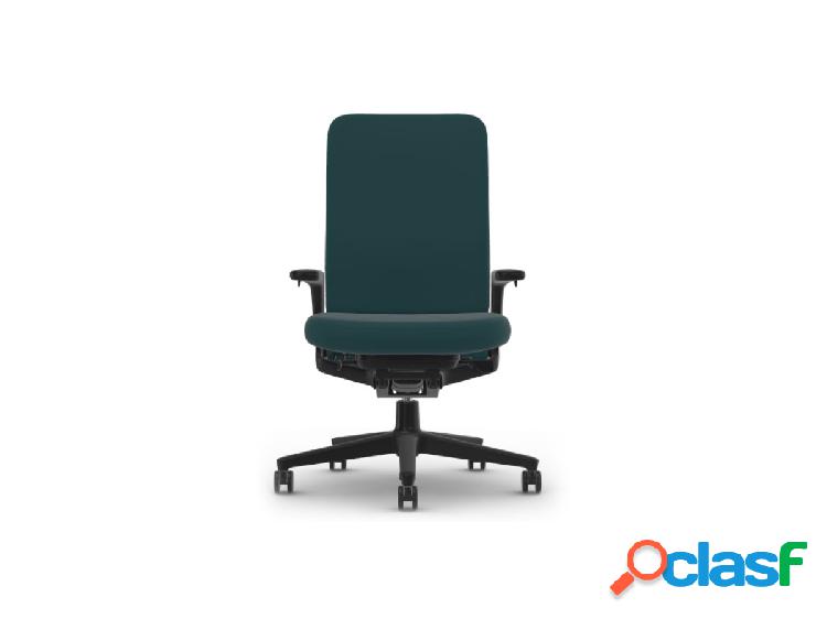 Vitra Pacific Sedia - Volo 56 Teal Blue / Deep Black