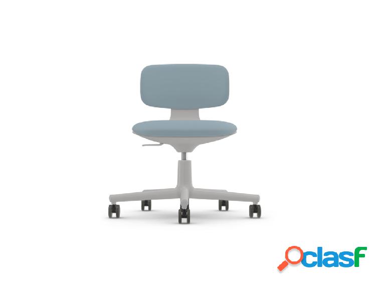 Vitra Rookie Sedia - Plano 12 Light Grey/Ice Blue / Soft