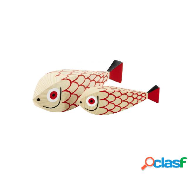 Vitra Wooden Dolls Mother Fish & Child Statuette