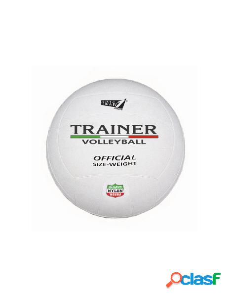 Volley trainer, gomma/nylon, bianco