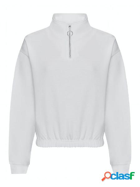 WOMENS CROPPED ½ ZIP SWEAT JH037