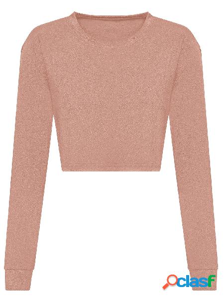 WOMENS LONG SLEEVED CROPPED T JT016