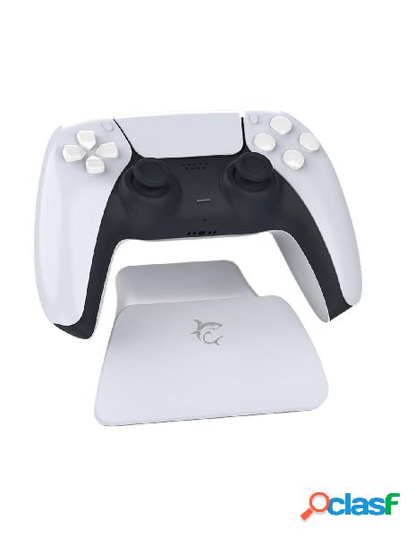 White shark - supporto stand per controller ps5 bianco