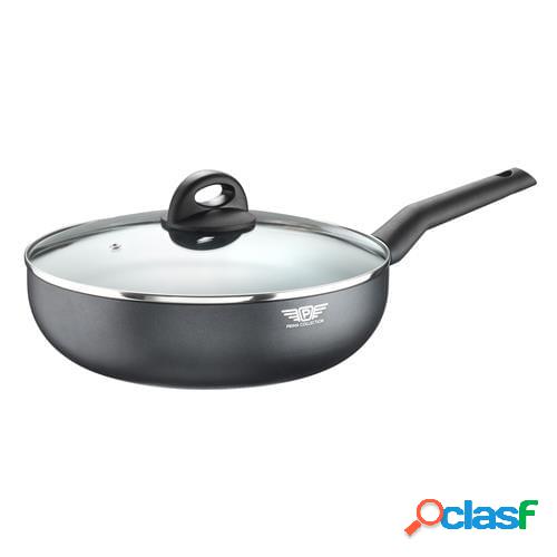 Wok con coperchio per induzione, linea Pop, diam.28cm