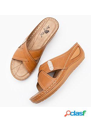 Womens Retro Casual Breathable Sandals