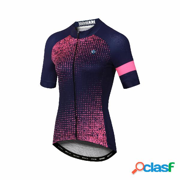 XINTOWN Maglia da ciclismo traspirante per uomo Donna