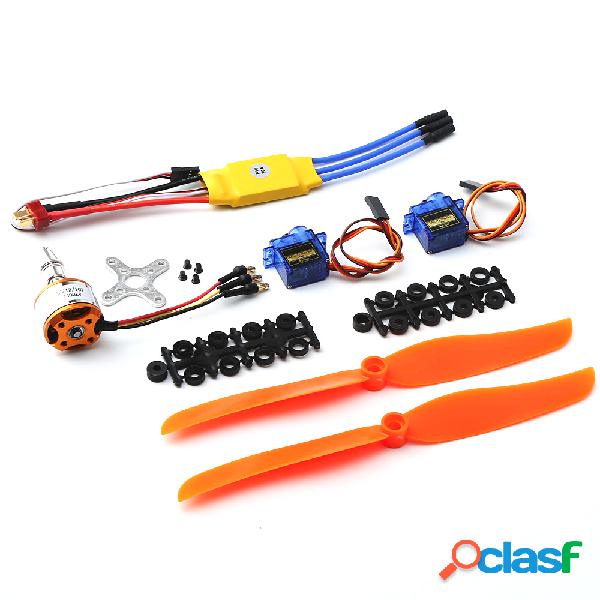 XXD 2212 KV1400 2-3S motore senza spazzola Con 30A ESC 9g
