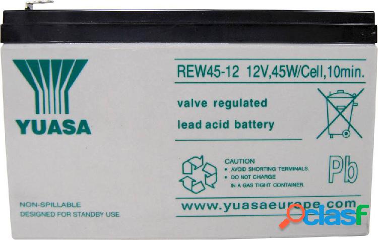 Yuasa REW 45 - 12 REW45/12 Batteria al piombo 12 V 8 Ah