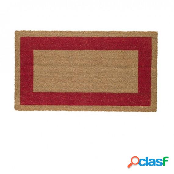 Zerbino Cocco - fondo in vinile - 60x100 cm - rosso - Velcoc