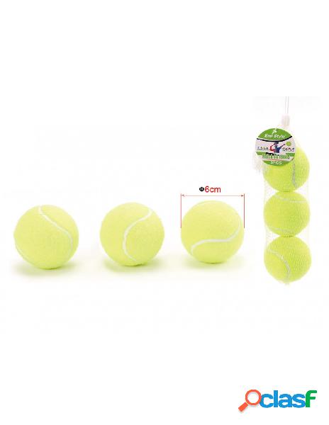 Zorei - 3 pezzi palline tennis non professionale senza