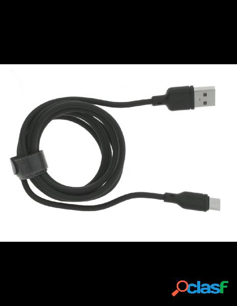 Zorei - cavo usb usb c 3a 1,5m carica veloce nero
