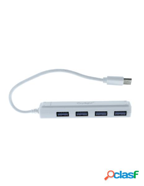Zorei - hub usb 4 porte da usb type c cavo 15cm