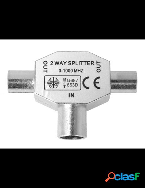 Zorei - sdoppiatore splitter per antenna tv in metallo 1