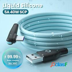 cavo usb c in silicone morbido cavo usb tipo c caricatore