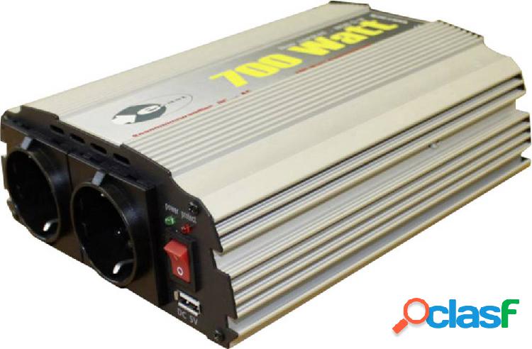 e-ast Inverter CL700-D-12 700 W 12 V/DC - 230 V/AC, 5 V/DC